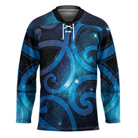 New Zealand Maori Matariki Hockey Jersey Galaxy Kowhaiwhai