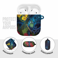 Tui Bird New Zealand Starry Sky AirPods Case Maori Koru LT7 - Polynesian Pride