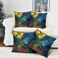 Tui Bird New Zealand Starry Sky Pillow Cover Maori Koru LT7 - Polynesian Pride