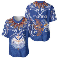 Yokwe Marshall Islands Personalized Baseball Jersey Jemenei Day - Seashell Necklace