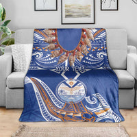 Yokwe Marshall Islands Personalized Blanket Jemenei Day - Seashell Necklace