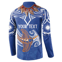 Yokwe Marshall Islands Personalized Button Sweatshirt Jemenei Day - Seashell Necklace