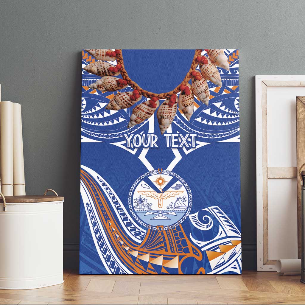 Yokwe Marshall Islands Personalized Canvas Wall Art Jemenei Day - Seashell Necklace