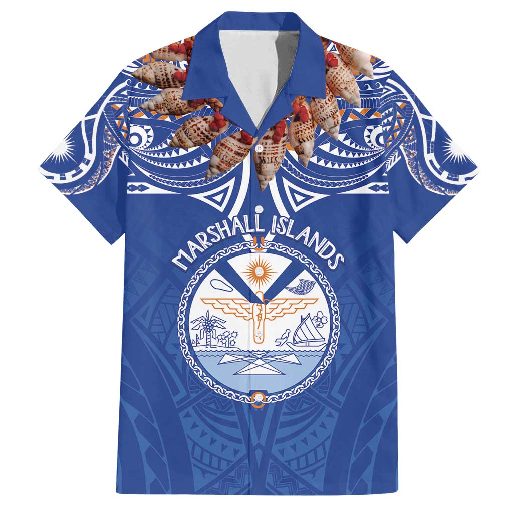 Yokwe Marshall Islands Personalized Family Matching Puletasi and Hawaiian Shirt Jemenei Day - Seashell Necklace
