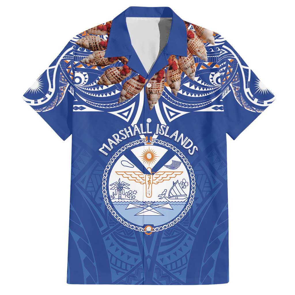 Yokwe Marshall Islands Personalized Hawaiian Shirt Jemenei Day - Seashell Necklace
