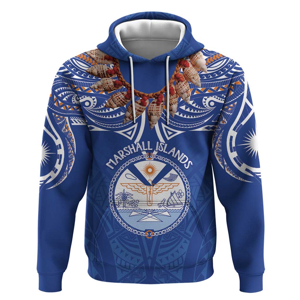 Yokwe Marshall Islands Personalized Hoodie Jemenei Day - Seashell Necklace
