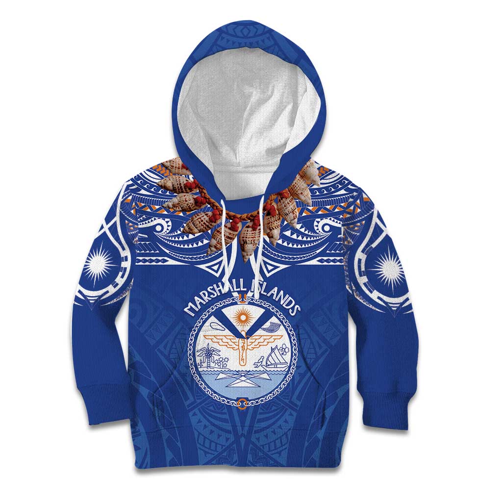 Yokwe Marshall Islands Personalized Kid Hoodie Jemenei Day - Seashell Necklace