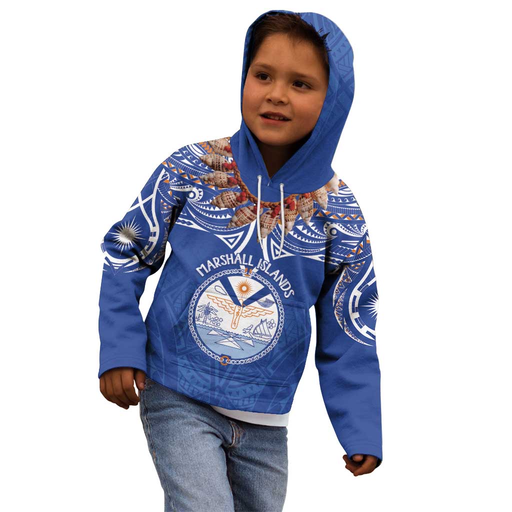 Yokwe Marshall Islands Personalized Kid Hoodie Jemenei Day - Seashell Necklace
