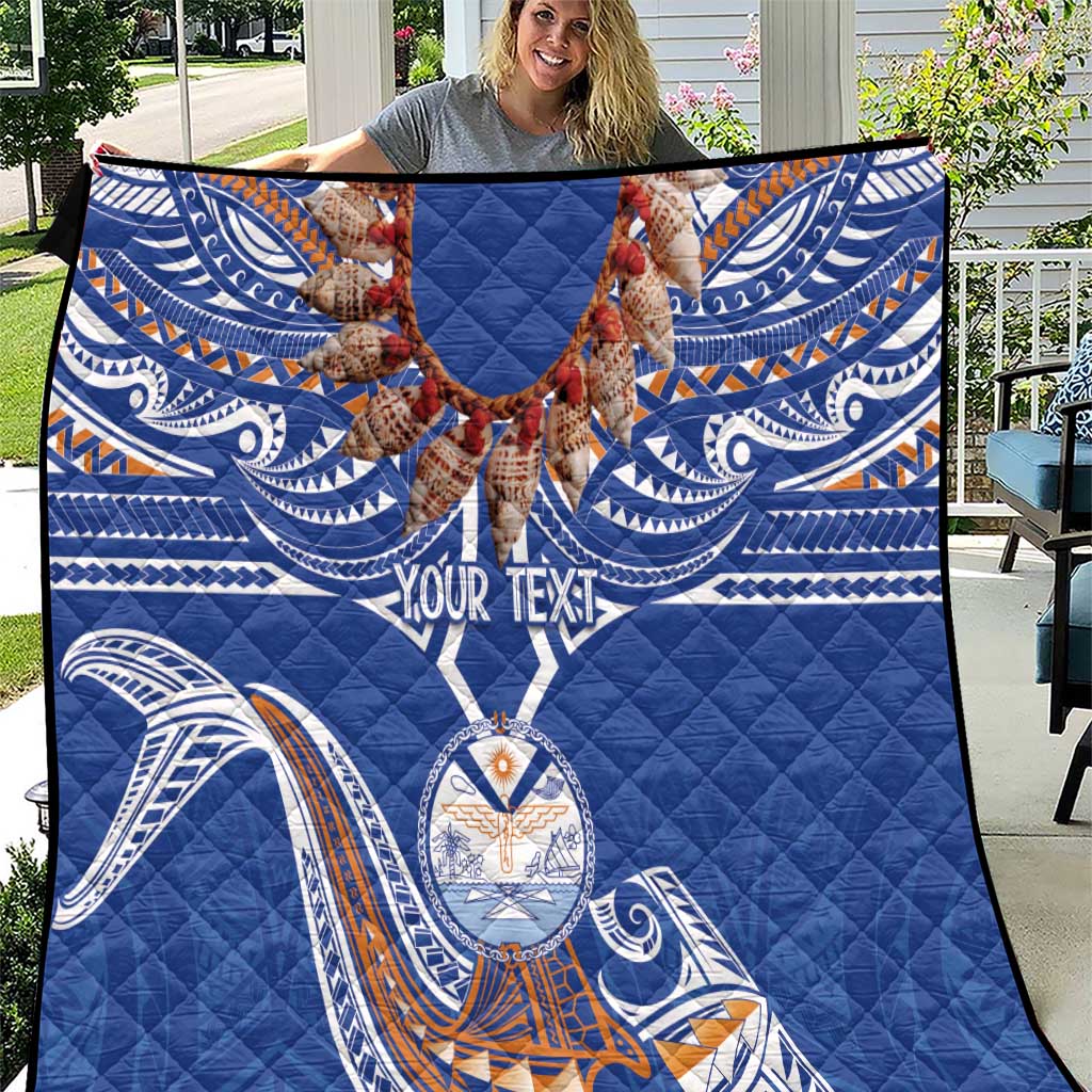 Yokwe Marshall Islands Personalized Quilt Jemenei Day - Seashell Necklace