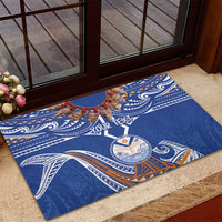 Yokwe Marshall Islands Personalized Rubber Doormat Jemenei Day - Seashell Necklace