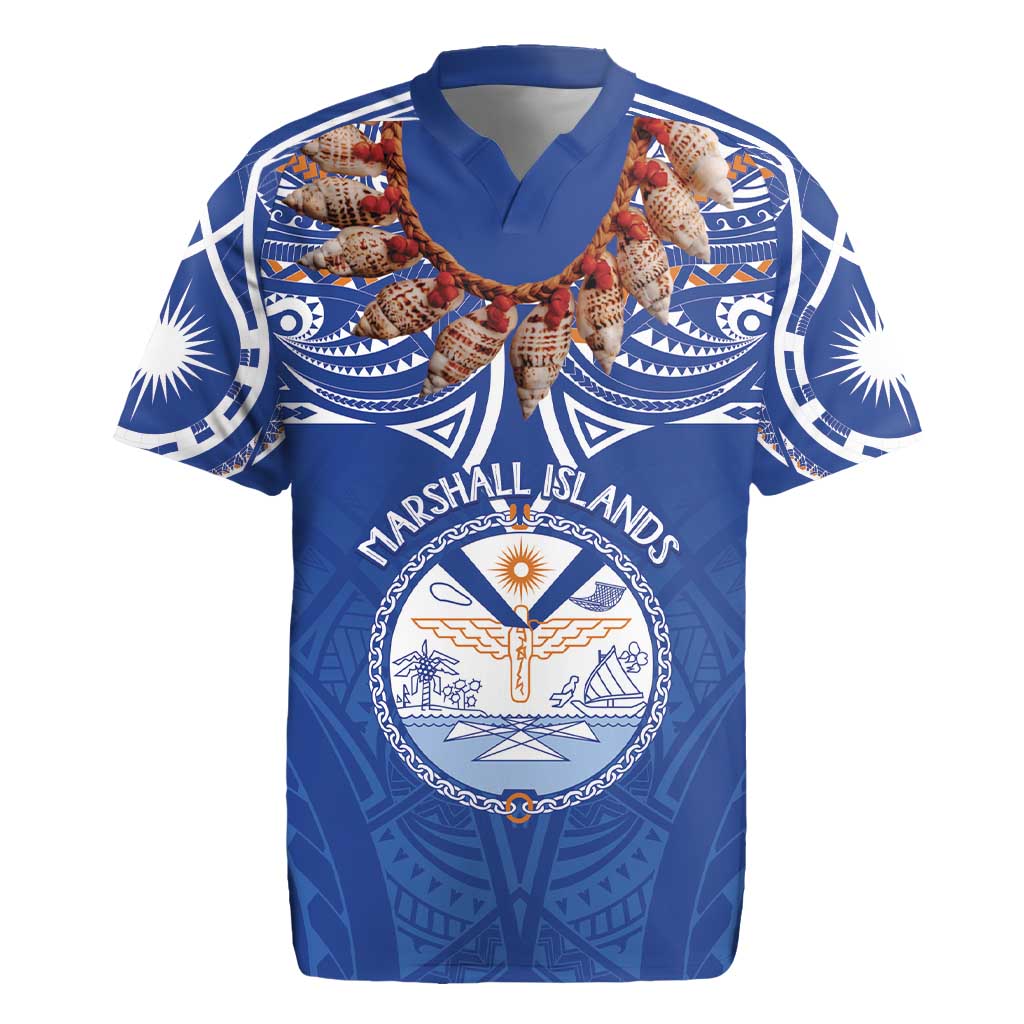 Yokwe Marshall Islands Personalized Rugby Jersey Jemenei Day - Seashell Necklace