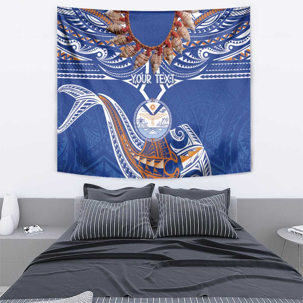 Yokwe Marshall Islands Personalized Tapestry Jemenei Day - Seashell Necklace