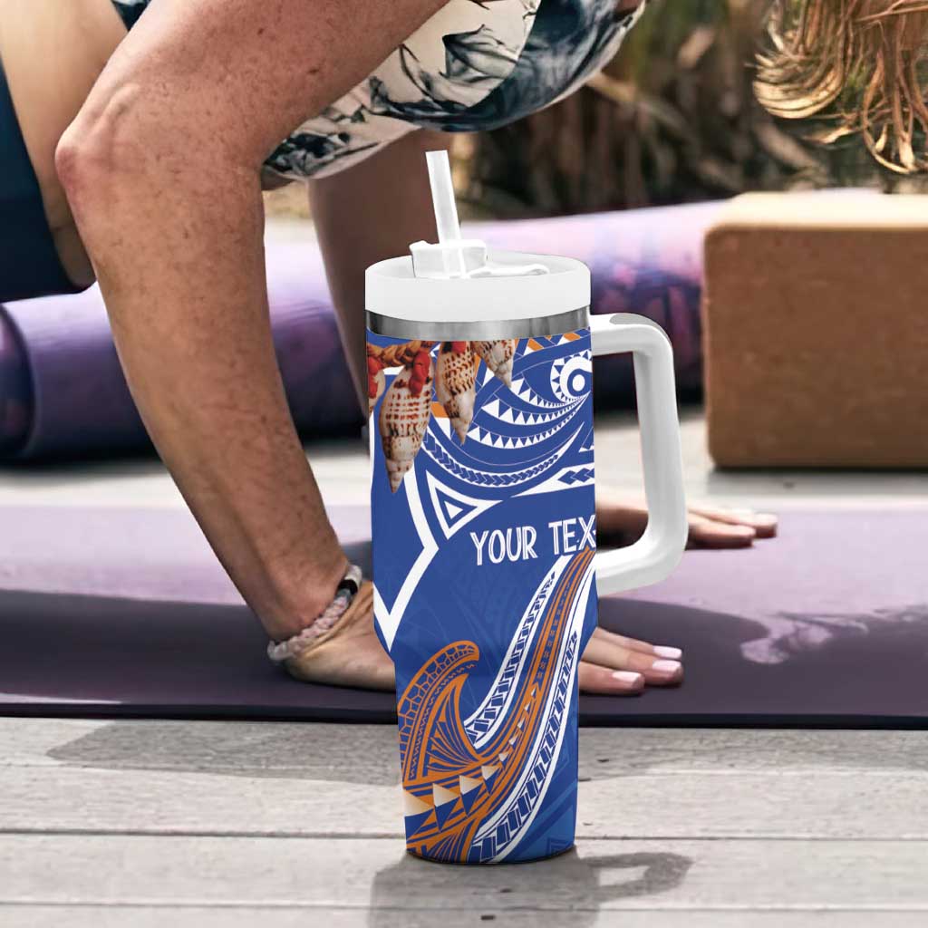 Yokwe Marshall Islands Personalized Tumbler With Handle Jemenei Day - Seashell Necklace