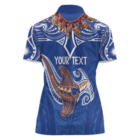 Yokwe Marshall Islands Personalized Women Polo Shirt Jemenei Day - Seashell Necklace