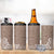 Hawaii 4 in 1 Can Cooler Tumbler Plumeria Beige Curves