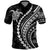 Polynesian Pride Polo Shirt Turtle Hibiscus Luxury Style - Black LT7 Black - Polynesian Pride