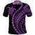 Polynesian Pride Polo Shirt Turtle Hibiscus Luxury Style - Lilac LT7 Lilac - Polynesian Pride