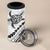 Polynesian Pride 4 in 1 Can Cooler Tumbler Turtle Hibiscus Luxury Style - White