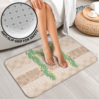 Hawai'i Paniolo Maile Twisted Lei Bathroom Set Almond Brown LT7 - Polynesian Pride