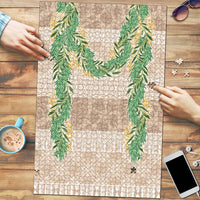 Hawai'i Paniolo Maile Twisted Lei Puzzle Almond Brown LT7 Brown - Polynesian Pride
