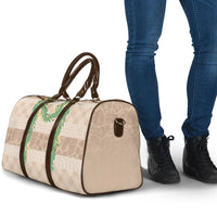Hawai'i Paniolo Maile Twisted Lei Travel Bag Almond Brown LT7 - Polynesian Pride