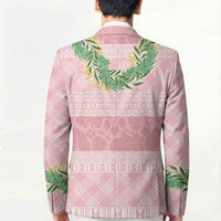 Hawai'i Paniolo Maile Twisted Lei Blazer Dusty Rose LT7 - Polynesian Pride
