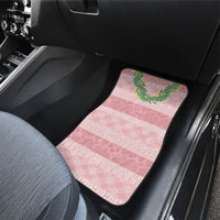 Hawai'i Paniolo Maile Twisted Lei Car Mats Dusty Rose LT7 - Polynesian Pride