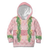 Hawai'i Paniolo Maile Twisted Lei Kid Hoodie Dusty Rose LT7 Hoodie Dusty Rose - Polynesian Pride