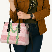 Hawai'i Paniolo Maile Twisted Lei Leather Bag Dusty Rose LT7 - Polynesian Pride