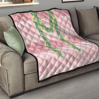 Hawai'i Paniolo Maile Twisted Lei Quilt Dusty Rose LT7 - Polynesian Pride