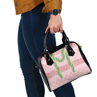 Hawai'i Paniolo Maile Twisted Lei Shoulder Handbag Dusty Rose LT7 - Polynesian Pride