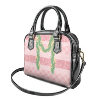 Hawai'i Paniolo Maile Twisted Lei Shoulder Handbag Dusty Rose LT7 - Polynesian Pride