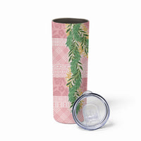Hawai'i Paniolo Maile Twisted Lei Skinny Tumbler Dusty Rose LT7 - Polynesian Pride