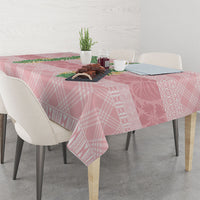Hawai'i Paniolo Maile Twisted Lei Tablecloth Dusty Rose LT7 - Polynesian Pride