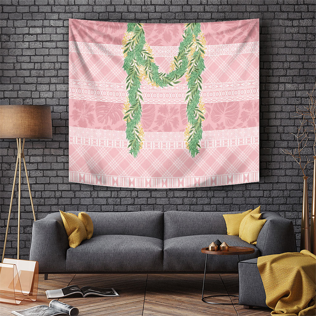 Hawai'i Paniolo Maile Twisted Lei Tapestry Dusty Rose LT7 Dusty Rose - Polynesian Pride