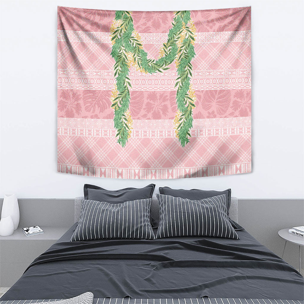 Hawai'i Paniolo Maile Twisted Lei Tapestry Dusty Rose LT7 - Polynesian Pride