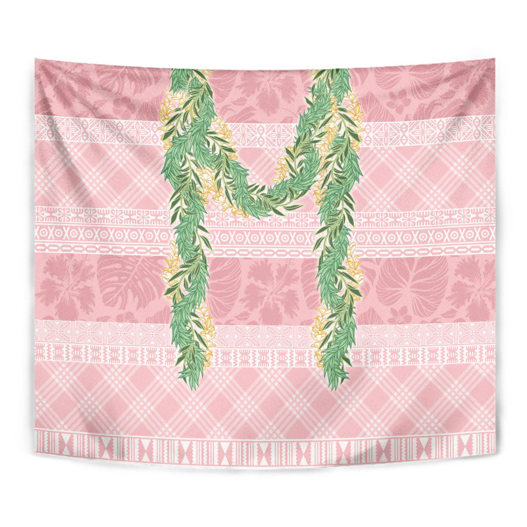 Hawai'i Paniolo Maile Twisted Lei Tapestry Dusty Rose LT7 - Polynesian Pride