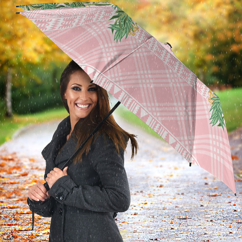 Hawai'i Paniolo Maile Twisted Lei Umbrella Dusty Rose LT7 - Polynesian Pride