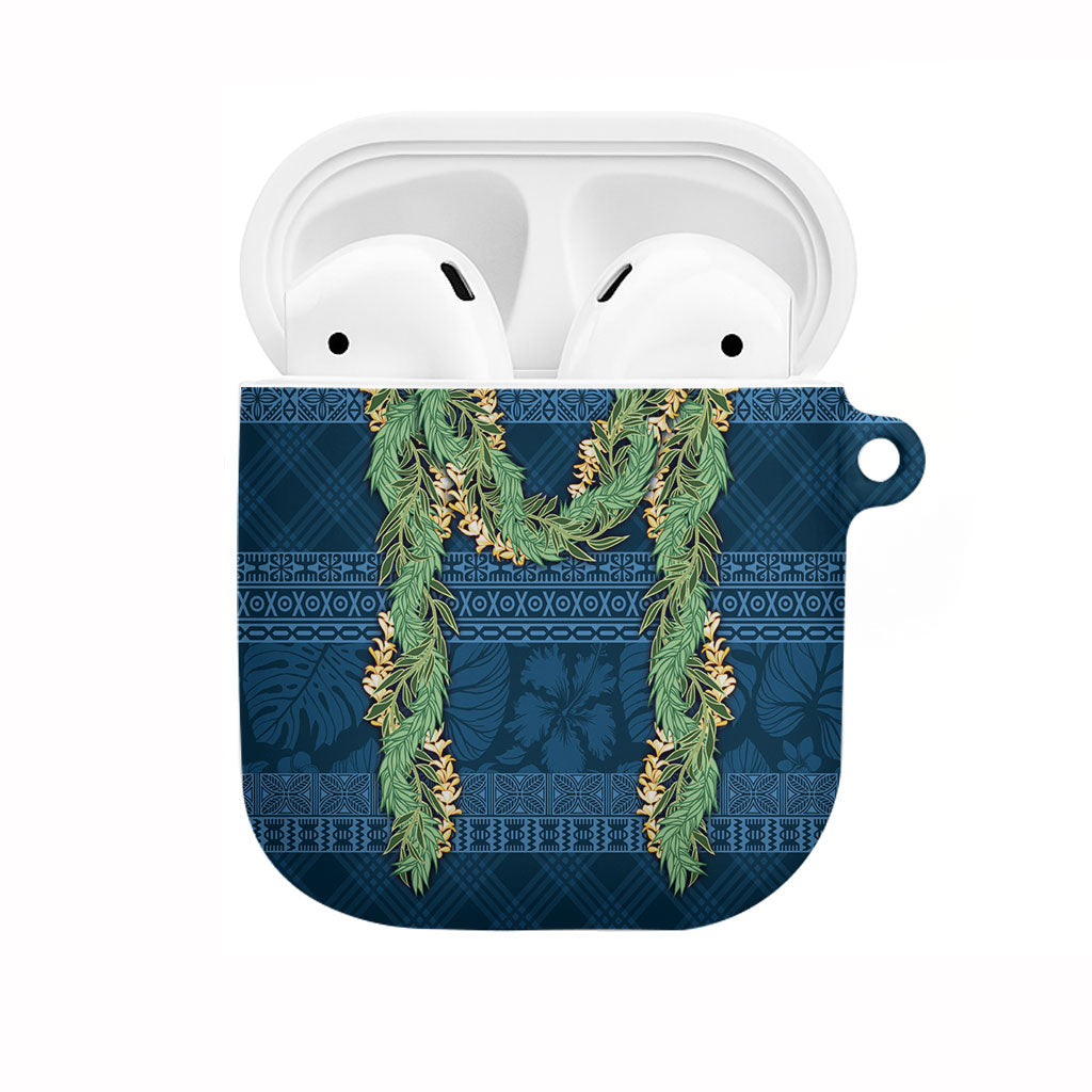 Hawai'i Paniolo Maile Twisted Lei AirPods Case Cobalt Blue LT7 Cobalt Blue - Polynesian Pride