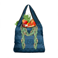 Hawai'i Paniolo Maile Twisted Lei Grocery Bag Cobalt Blue LT7 1-pack One Size Cobalt Blue - Polynesian Pride