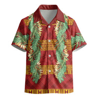 Hawai'i Paniolo Maile Twisted Lei Kid Hawaiian Shirt Hilo Royal Red LT7 - Polynesian Pride