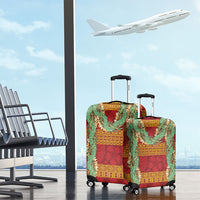 Hawai'i Paniolo Maile Twisted Lei Luggage Cover Hilo Royal Red LT7 - Polynesian Pride