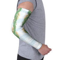 Hawai'i Paniolo Maile Twisted Lei Arm Sleeves Winter White LT7 - Polynesian Pride
