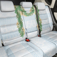 Hawai'i Paniolo Maile Twisted Lei Back Car Seat Cover Winter White LT7 - Polynesian Pride