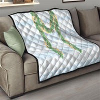 Hawai'i Paniolo Maile Twisted Lei Quilt Winter White LT7 - Polynesian Pride