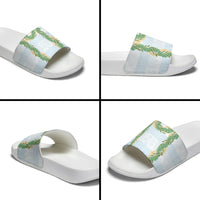 Hawai'i Paniolo Maile Twisted Lei Slide Sandals Winter White LT7 - Polynesian Pride