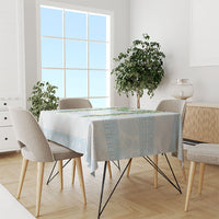Hawai'i Paniolo Maile Twisted Lei Tablecloth Winter White LT7 - Polynesian Pride