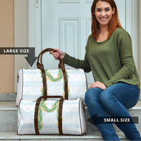 Hawai'i Paniolo Maile Twisted Lei Travel Bag Winter White LT7 - Polynesian Pride