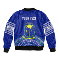 Personalised Fiji Natabua High School Bomber Jacket Kaviti Tapa Mix Colors Proud NHS LT7 - Polynesian Pride