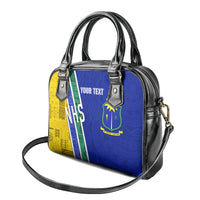 Personalised Fiji Natabua High School Shoulder Handbag Kaviti Tapa Mix Colors Proud NHS LT7 - Polynesian Pride